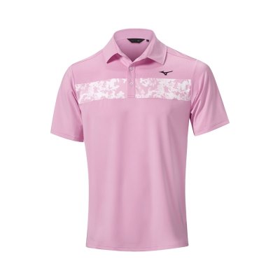 Camisa Polo Mizuno Floral ST Hombre Rosas - Chile M980XCZYNG